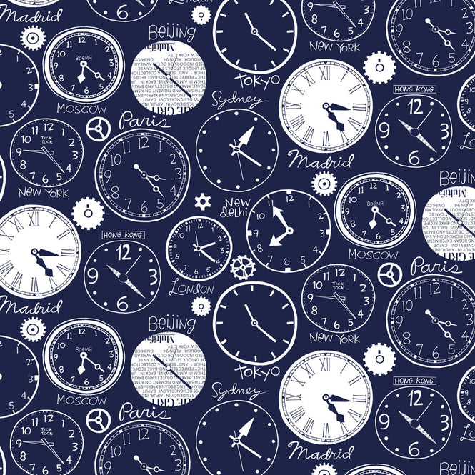 Loboloup / World Clocks Midnight LL-5900-01【2ロールセット】