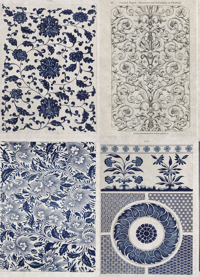 MINDTHEGAP /  CHINESE PATTERN Blue WP20051