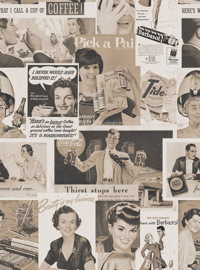 MINDTHEGAP /  RETRO ADS SEPIA WP20070