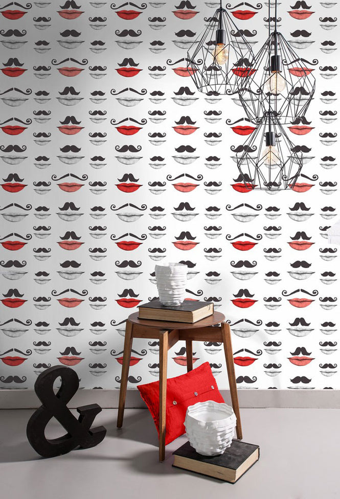 MINDTHEGAP /  MOUSTACHE AND LIPS WP20084