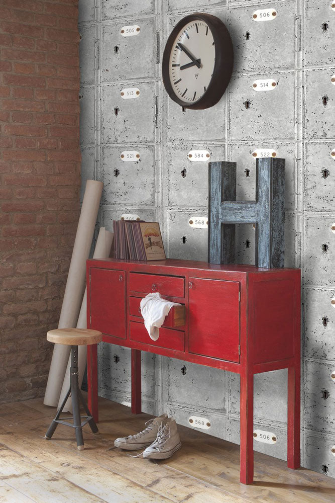 MINDTHEGAP / LOCKER ROOM White WP20107 | 輸入壁紙専門店 WALPA