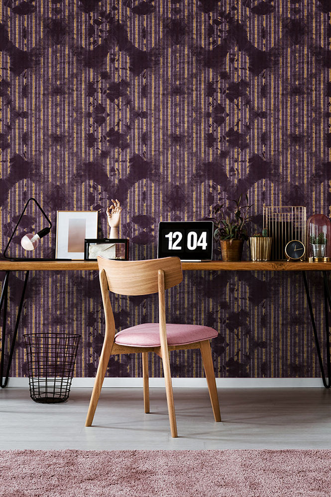 MINDTHEGAP / WASHED SHIBORI Burgund WP20395