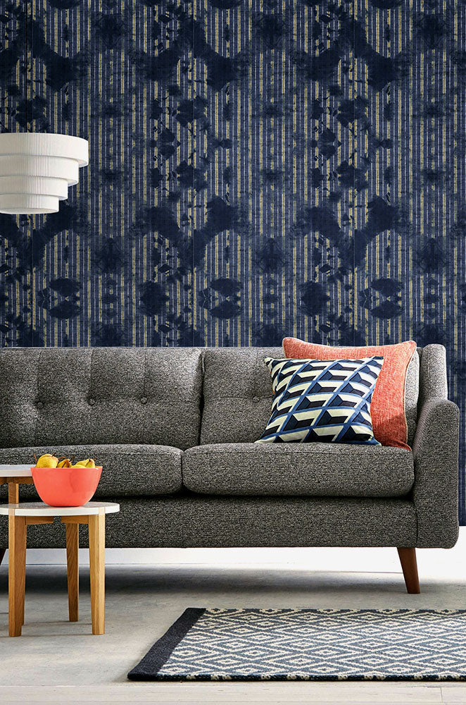 MINDTHEGAP / WASHED SHIBORI Indigo WP20396