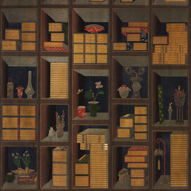 MINDTHEGAP / The Wallpaper Compendium / KOREAN LIBRARY Chromo WP20469