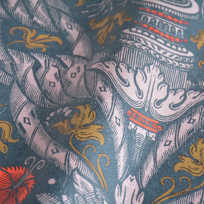 MINDTHEGAP / The Wallpaper Compendium / FLORAL ORNAMENT Scarlet WP20471