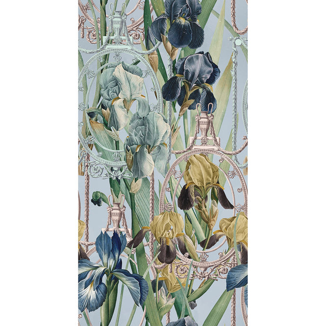 MINDTHEGAP / The Wallpaper Compendium / FLEURS D'IRIS Aquamarine WP20476