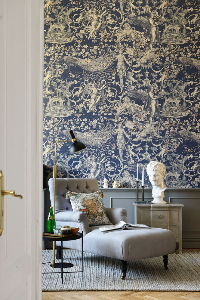 MINDTHEGAP / The Wallpaper Compendium / THE PROMISE LAND Sapphire WP20486