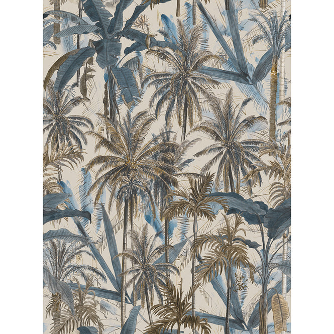 MINDTHEGAP / The Wallpaper Compendium / THE JUNGLE Smoke Blue WP20524