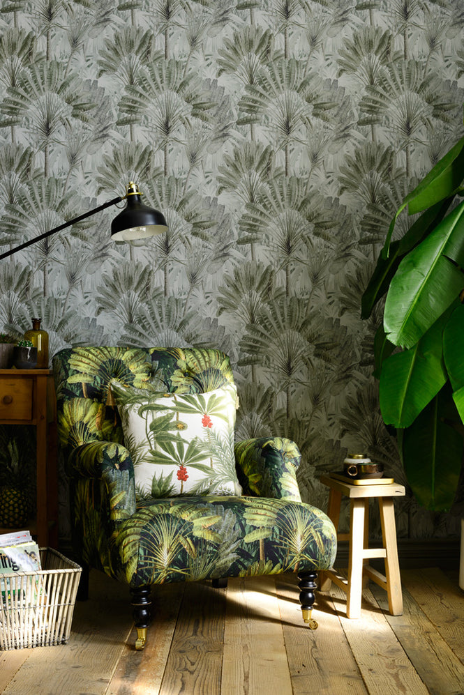 MINDTHEGAP / The Wallpaper Compendium / TRAVELLER'S PALM Neutral WP20525