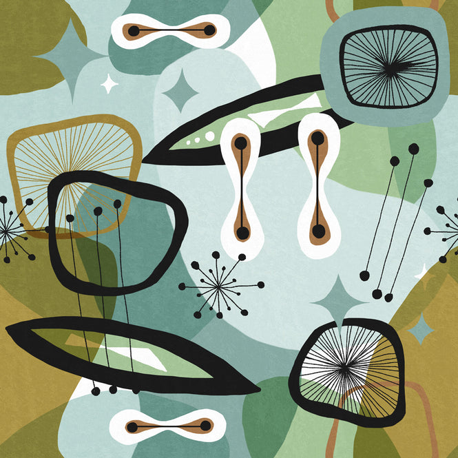 MINDTHEGAP / The Wallpaper Compendium / CENTURY ELEMENTS Green WP20530