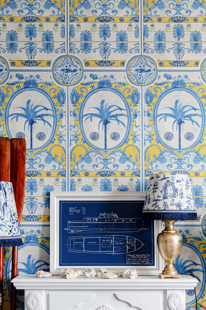 MINDTHEGAP / Sundance Villa / THE VILLA Mural Yellow WP20575