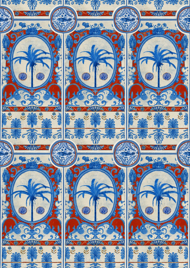 MINDTHEGAP / Sundance Villa / THE VILLA Mural Red WP20576