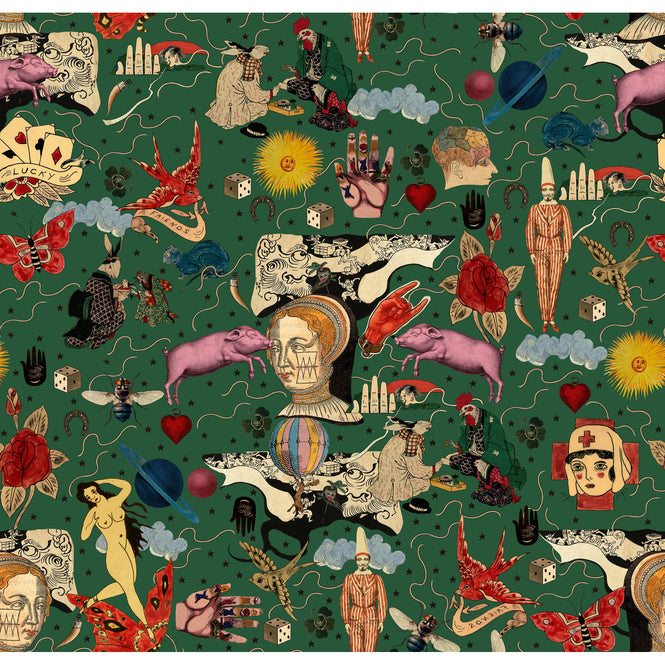 MINDTHEGAP / WOODSTOCK / ILLUSIONARY DAYTIME Green WP20618