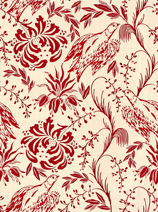 MINDTHEGAP / TRANSYLVANIAN ROOTS / FOLK EMBROIDERY Crimson WP30014