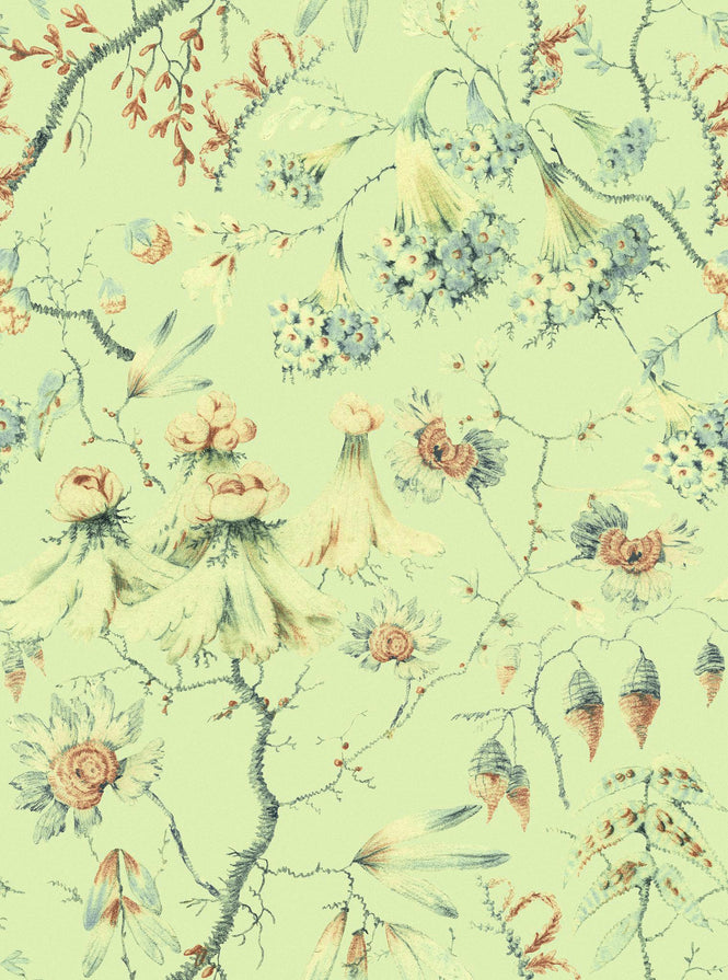 MINDTHEGAP / TRANSYLVANIAN ROOTS / GRANDMA'S TAPESTRY Green WP30019