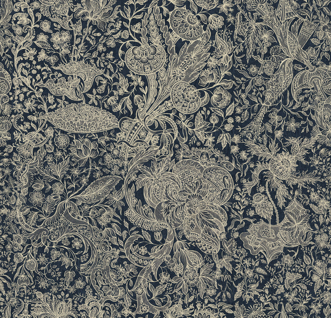 MINDTHEGAP / TRANSYLVANIAN ROOTS / SARKOZI EMBROIDERY Indigo WP30027
