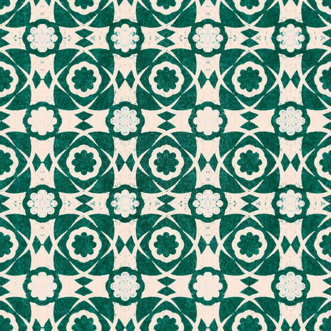 MINDTHEGAP / Sundance Villa / AEGEAN TILES Ultramarine Green WP30050