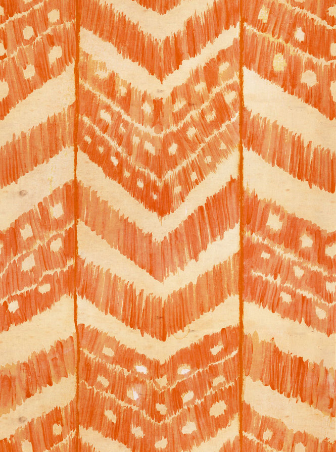 MINDTHEGAP / Sundance Villa / TURKISH IKAT Tangerine WP30058