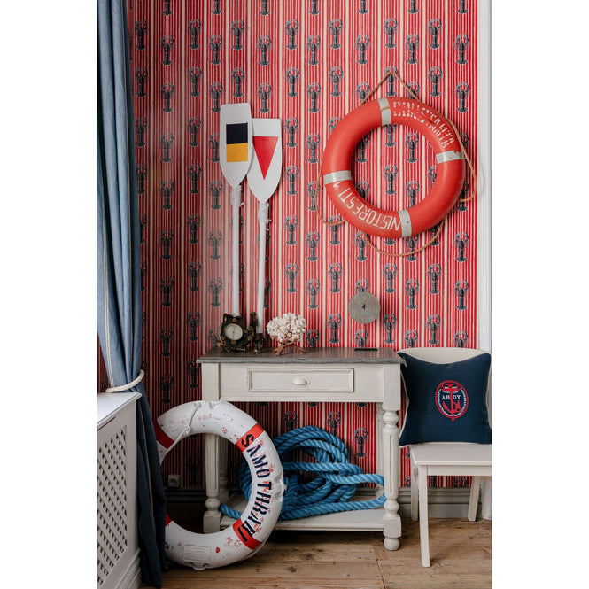 MINDTHEGAP / Sundance Villa / MEDITERRANEAN LOBSTERS Red WP30064