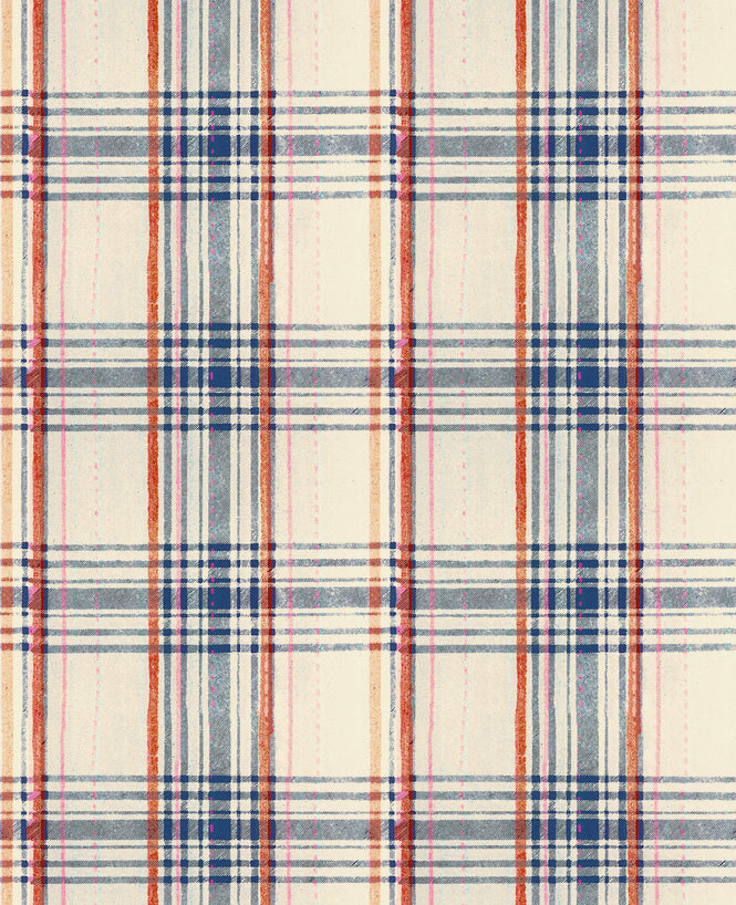 MINDTHEGAP / Sundance Villa / SEAPORT PLAID Cream WP30068