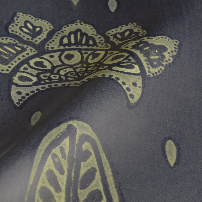 MINDTHEGAP / WOODSTOCK / BETHEL BATIK Cobalt WP30076
