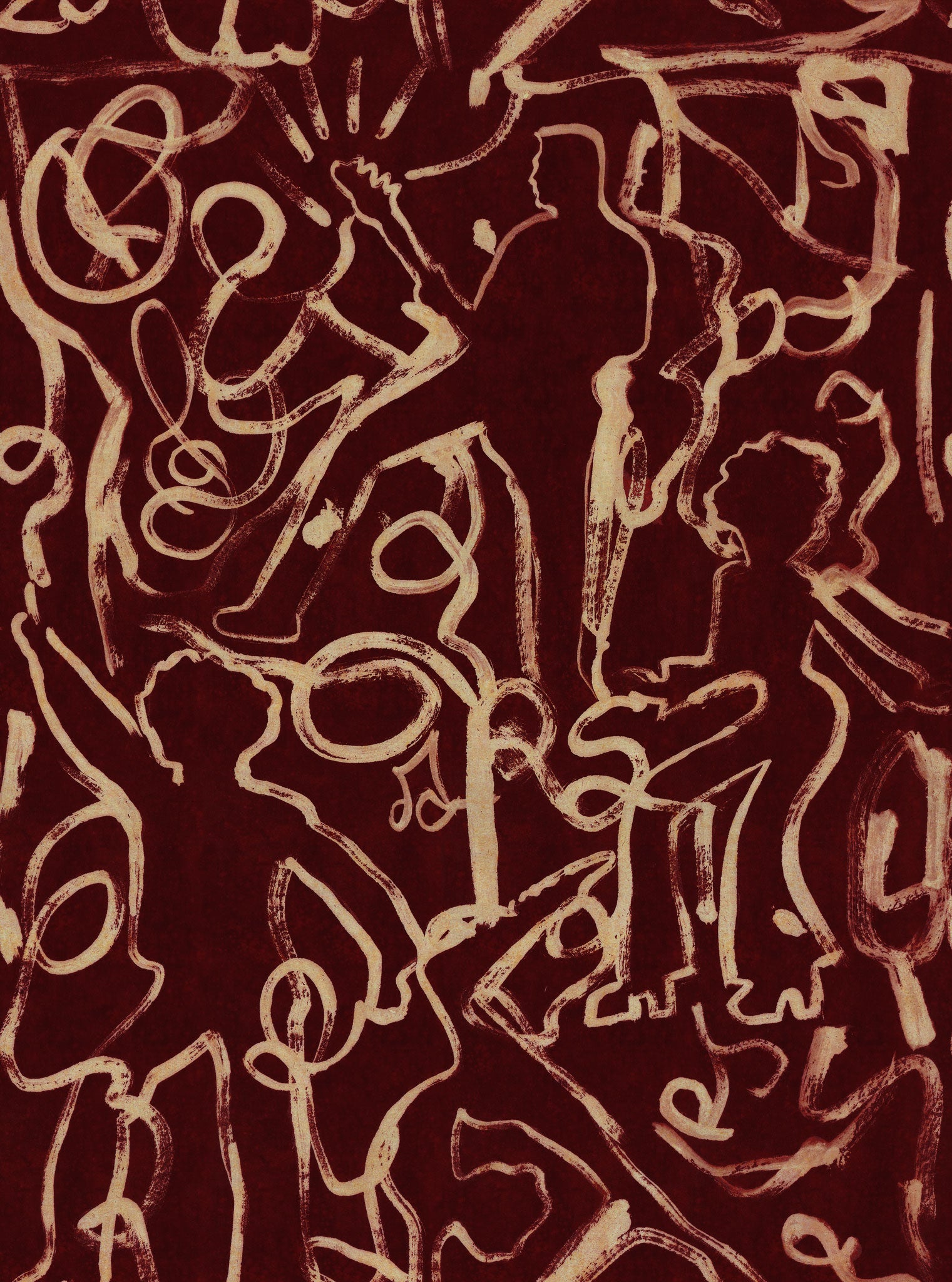 MINDTHEGAP / WOODSTOCK / ON THE STAGE Rhubarb WP30093 | 輸入壁紙