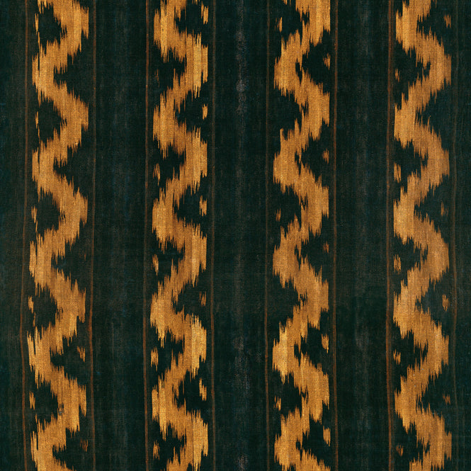 MINDTHEGAP / WOODSTOCK / VINTAGE IKAT Topiary Green WP30102
