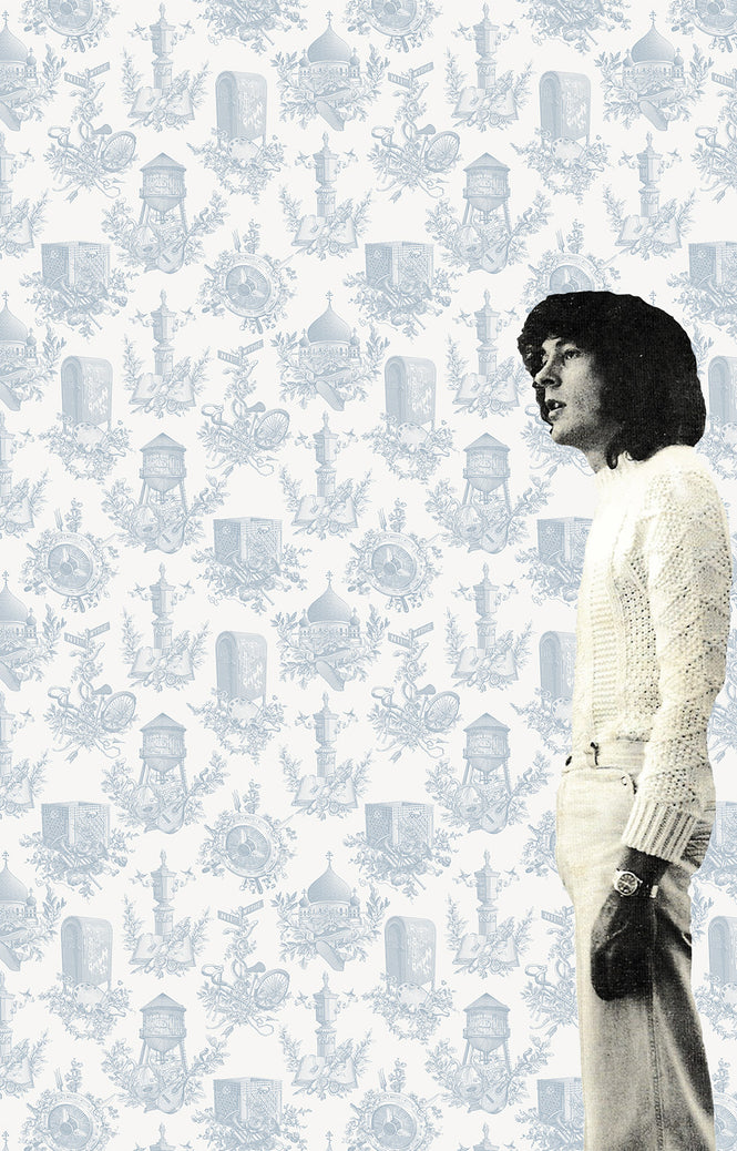 Flavor Paper Wythe Toile / Finbourn Flat On Stone Vinyl